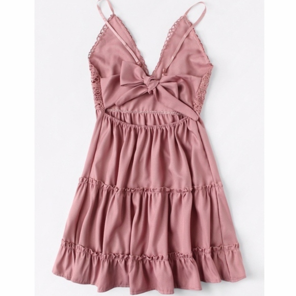 SARAH Cami Dress - PINK    - Picture 2 of 5